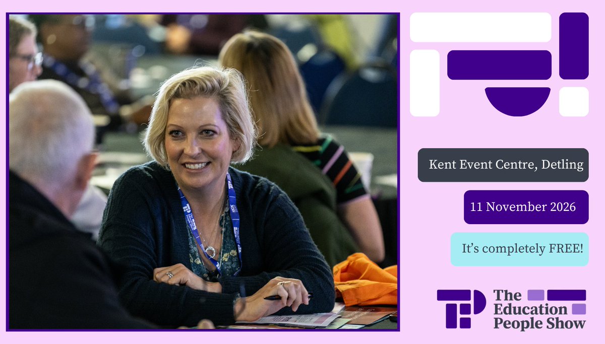 TheEdPeopleShow's tweet photo. Where conversations turn into connections 🤝
Networking sits at the heart of The Education People Show.
2026 registration is open – Register for free
#TheEdPeopleShow https://t.co/Ry8dc2RF7P