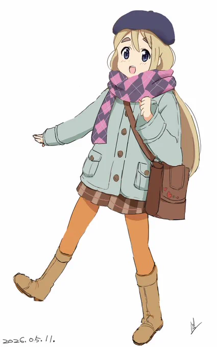 定期的に描きたくなるロンドンムギちゃん