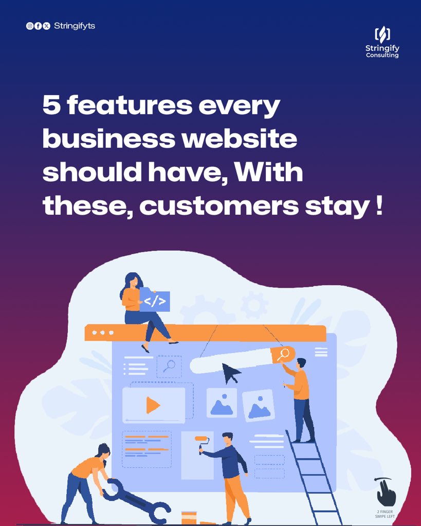 StringifyTS's tweet photo. To build high-converting platforms for your business, send a message to book free consultation with Stringify Consulting. https://t.co/c9iruH5dsO