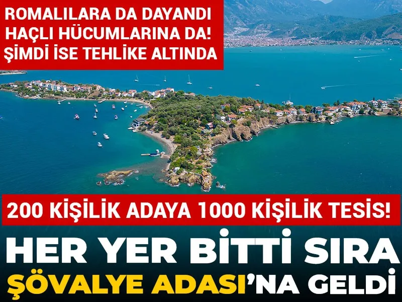 Fethiye'deki Şövalye Adası da ranta açıldı:  200 kişinin yaşadığı adaya 1000 kişilik tesis yapılacak
halktv.com.tr/gundem/sovalye…