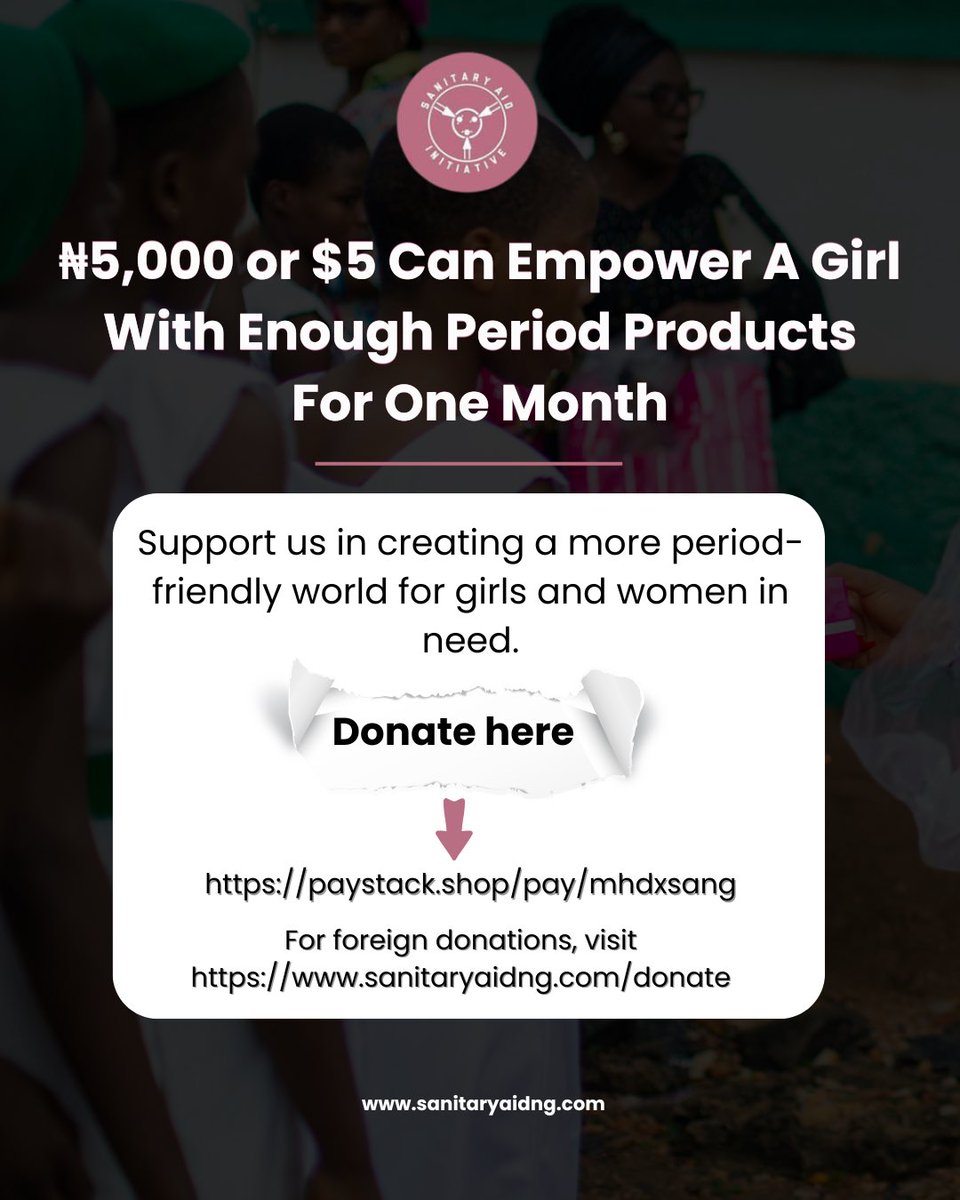 The Sanitary Aid Initiative tweet media