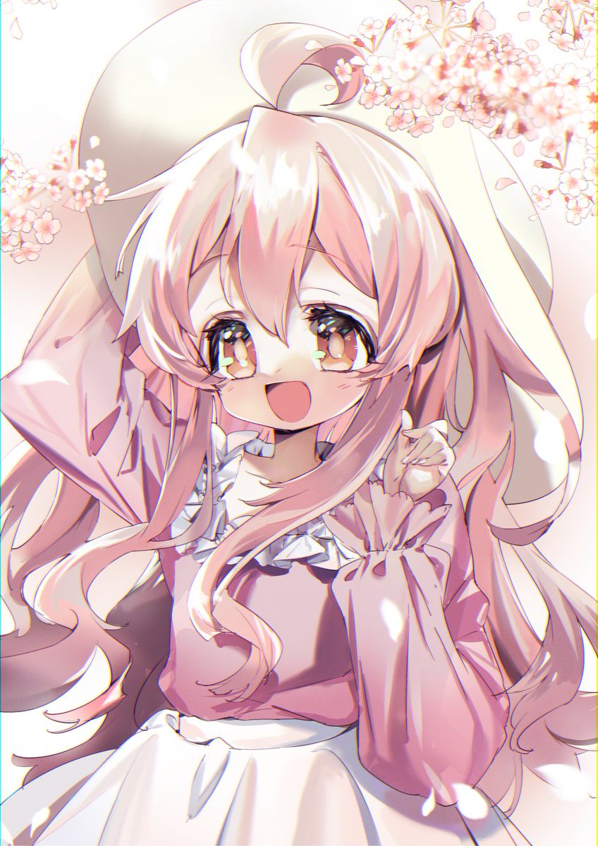 桜とまひろちゃん！！ 季節外れだけど可愛いからいいのですw #onimai