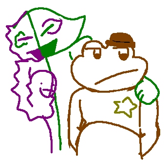 deAlqa's tweet photo. no idea had what to draw so I just doodled this
#Gartenofbanban #Bittergiggle #Sherifftoadster https://t.co/j3xZ9hmG9c