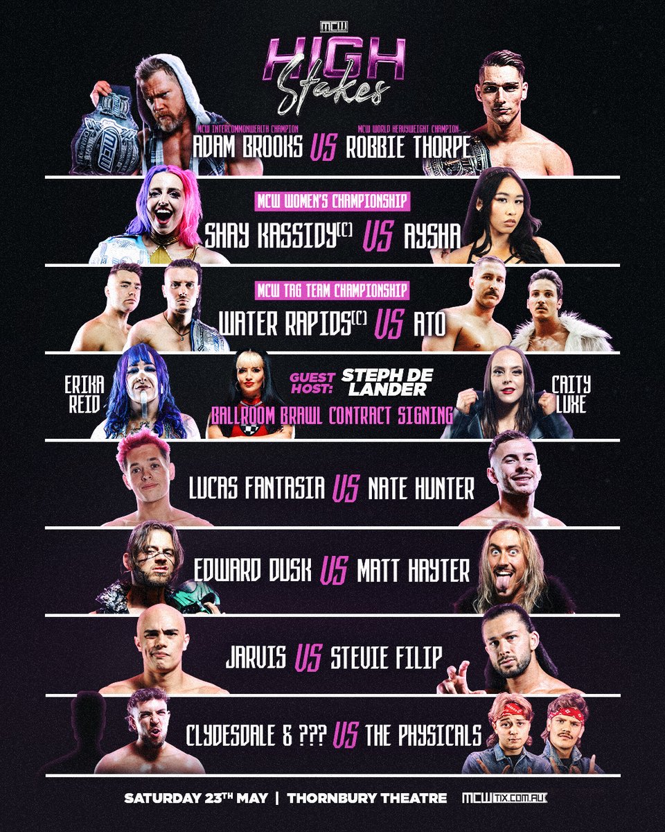 Melbourne City Wrestling tweet media