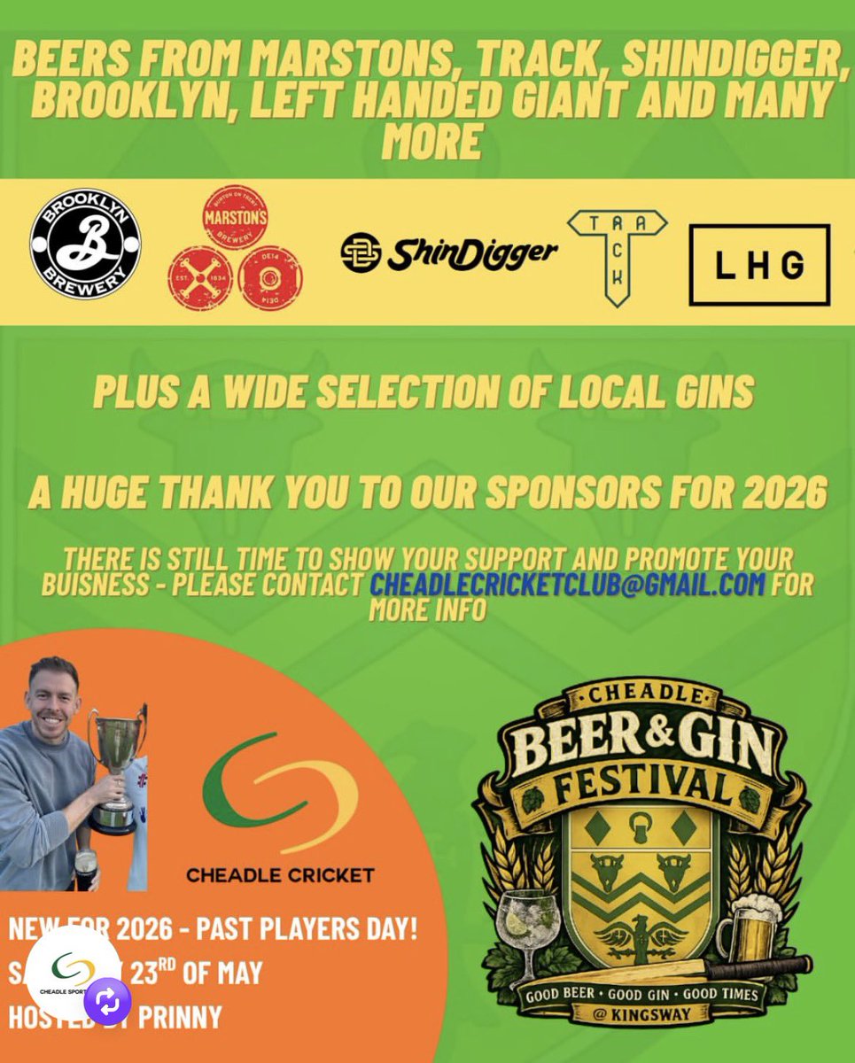 Cheadle BeerFestival tweet media