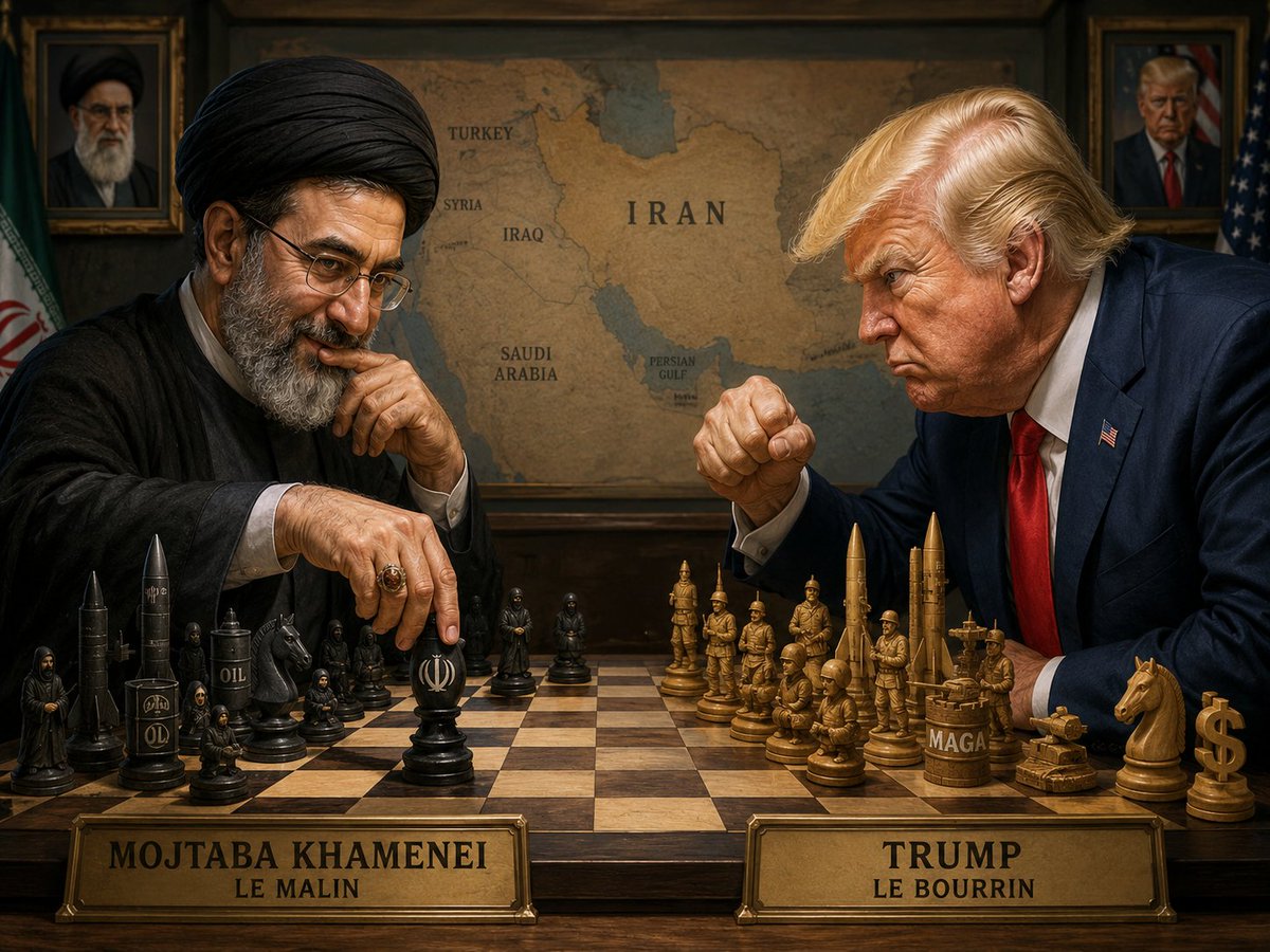yetiblog's tweet photo. Face aux bourrins US et aux fous furieux israéliens, l'Iran applique une guerre d'usure (attrition) redoutable. La preuve : les dernières propositions de paix de Téhéran.
« TOTALEMENT INACCEPTABLE ! » (Trump).

La suite sur Substack
https://t.co/11qljRR1fd https://t.co/CimylrxTIp