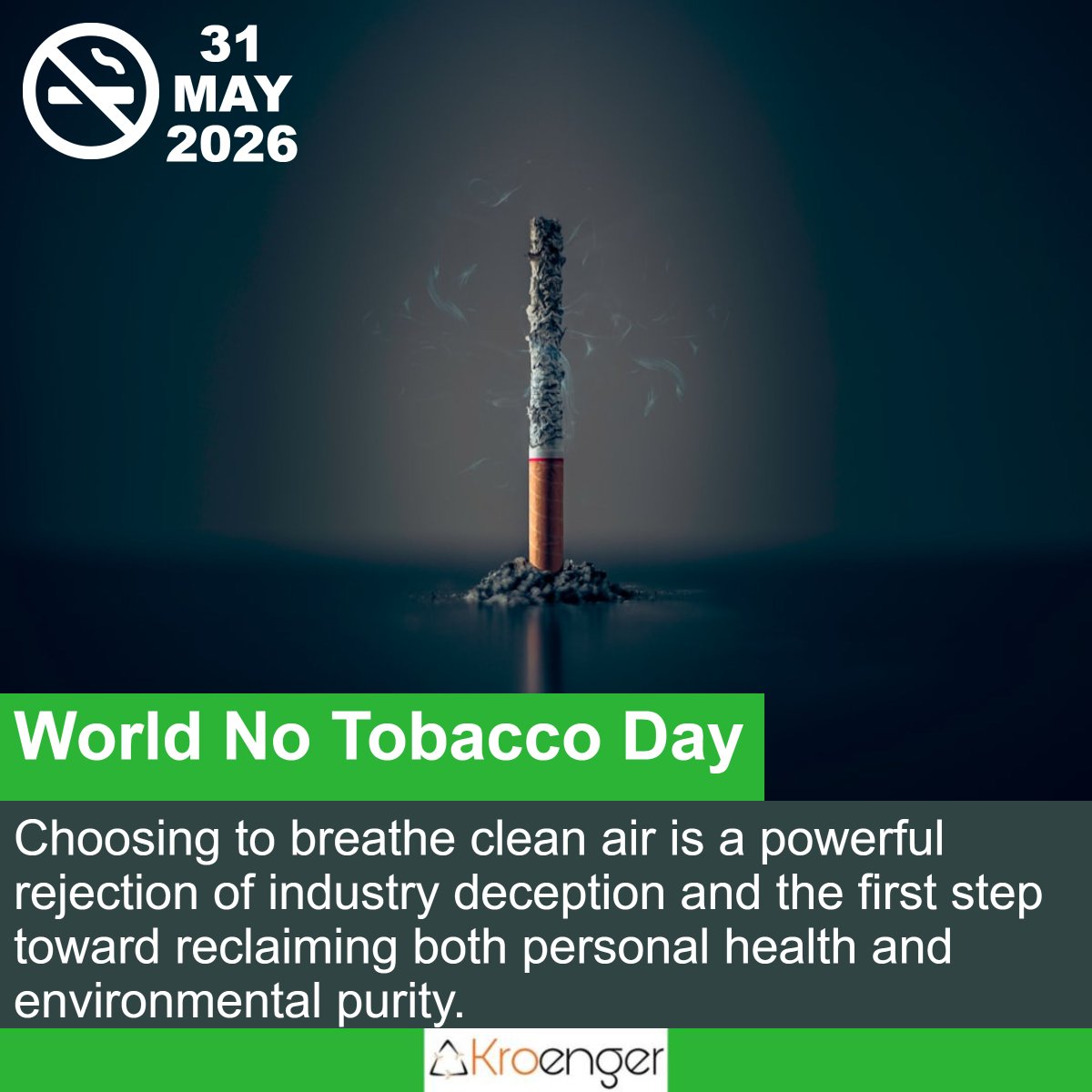 Tobacco remains a leading cause of preventable death, claiming over 8  million lives every year. By unmasking deceptive marketing and supporting  science-led policy, we can break the cycle of addiction. #worldNoTobaccoDay