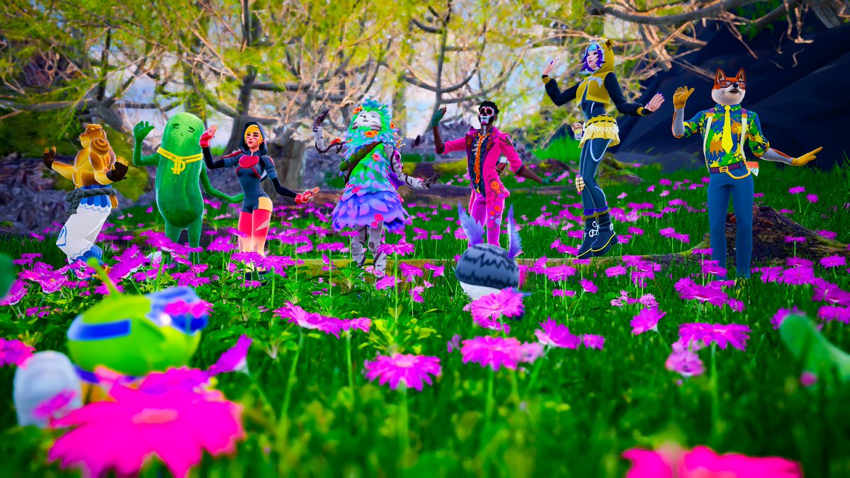 markworld12345's tweet photo. みんなでエモート楽しかった~🌼*・
ありがとうございます😊✨
#FortnitePhotography #FortniteArt #FortniteScreenshots #FortniteCreativeCodes
9410-2634-1494 https://t.co/mColtEG8SW