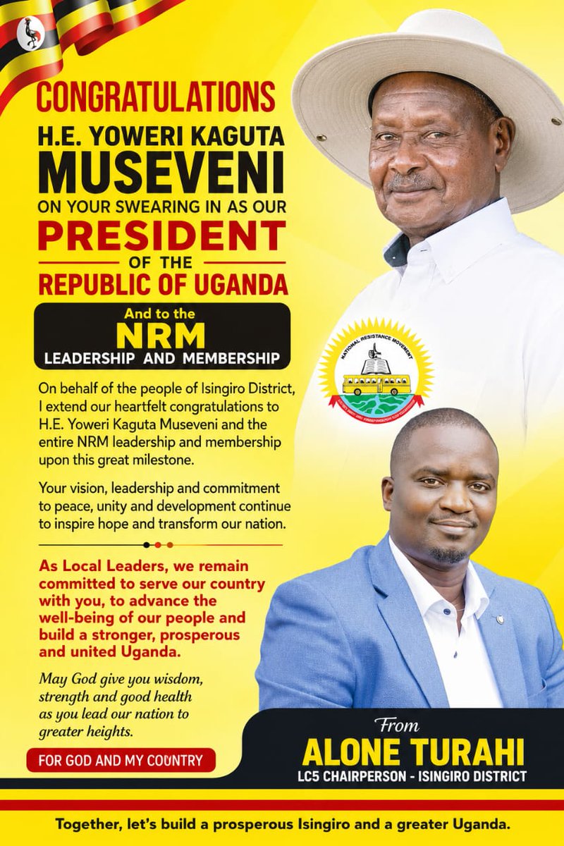 Chairman Alone Turahi. Isingiro District tweet media
