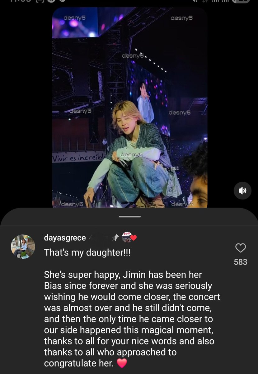 This is a truly magical moment she will carry with her for the
