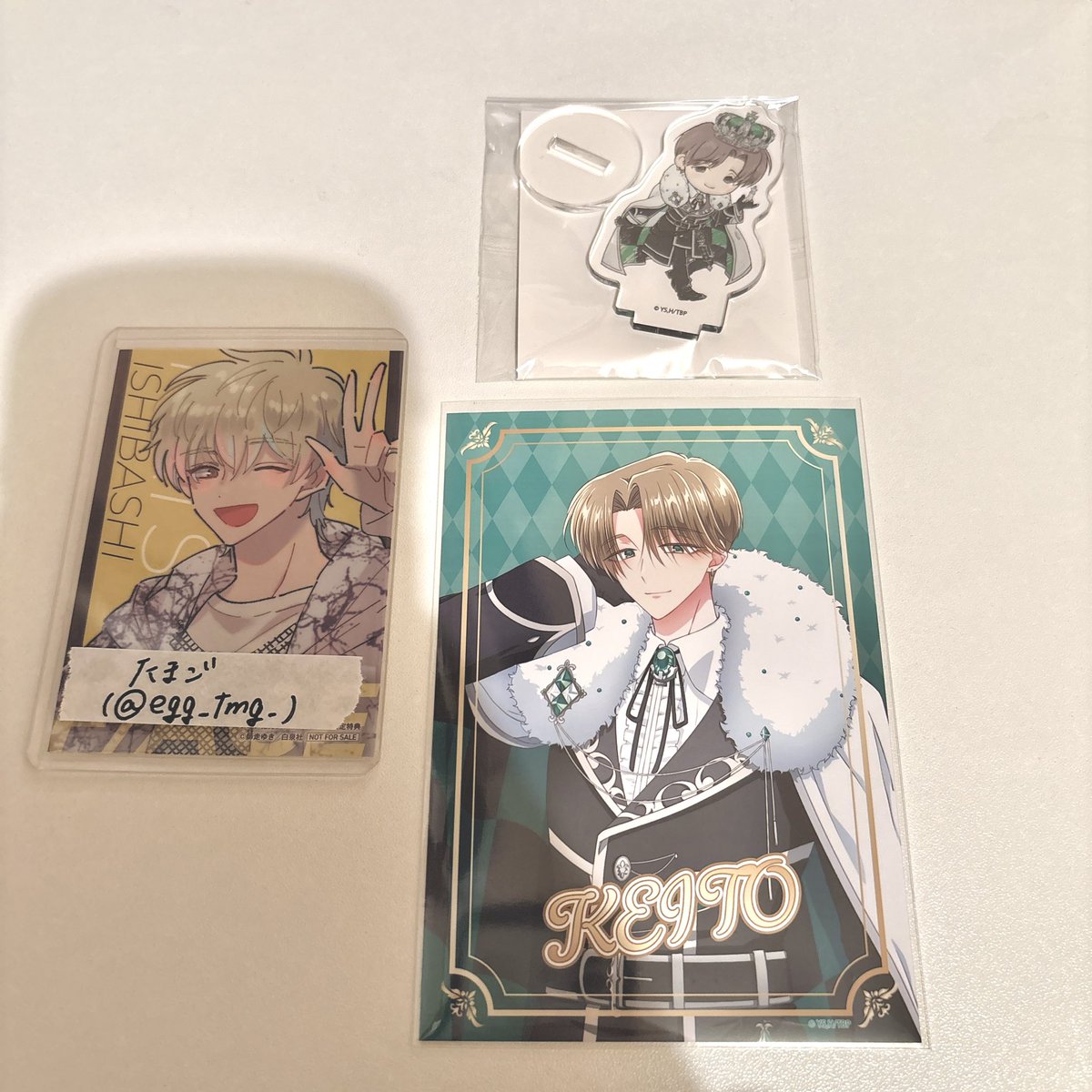 egg_tmg_'s tweet photo. 【交換/譲渡】多聞くん今どっち！？ 東京キャラクターストリート ブロマイド アクリルぷちスタンド

《譲》敬人

《求》ナツキor定価（＋送料）

・郵送希望
・譲渡の場合は2点纏めてのみ
（交換の場合1点〜◎）
・初回様プロカ必読

検索よりお気軽にお声がけください🌷 https://t.co/4uTIOMu27w