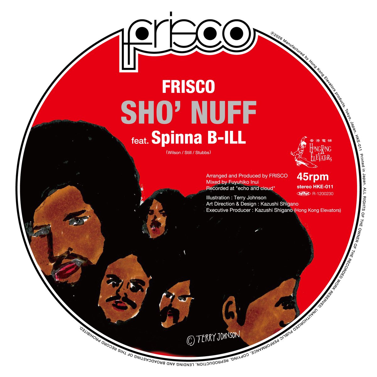 ご予約受付中♬】 FRISCO / SHO' NUFF FEAT. SPINNA B-ILL (ピクチャー