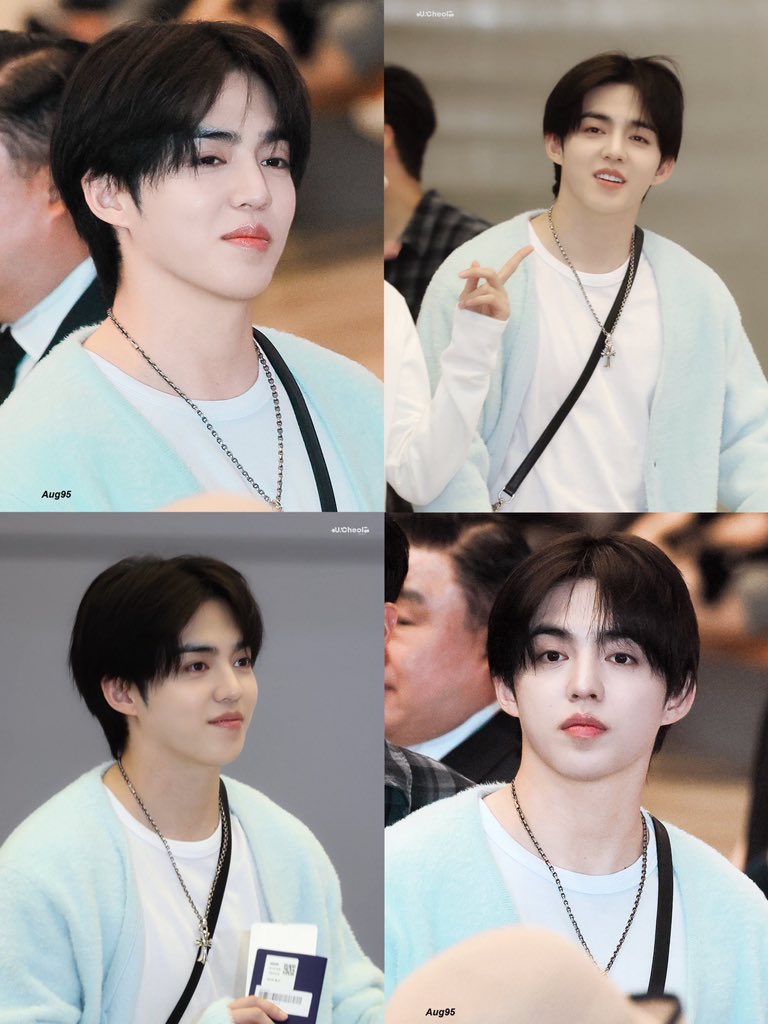 scoups gmp departure to japan today 🤍 safe skies, cheol! #에스쿱스