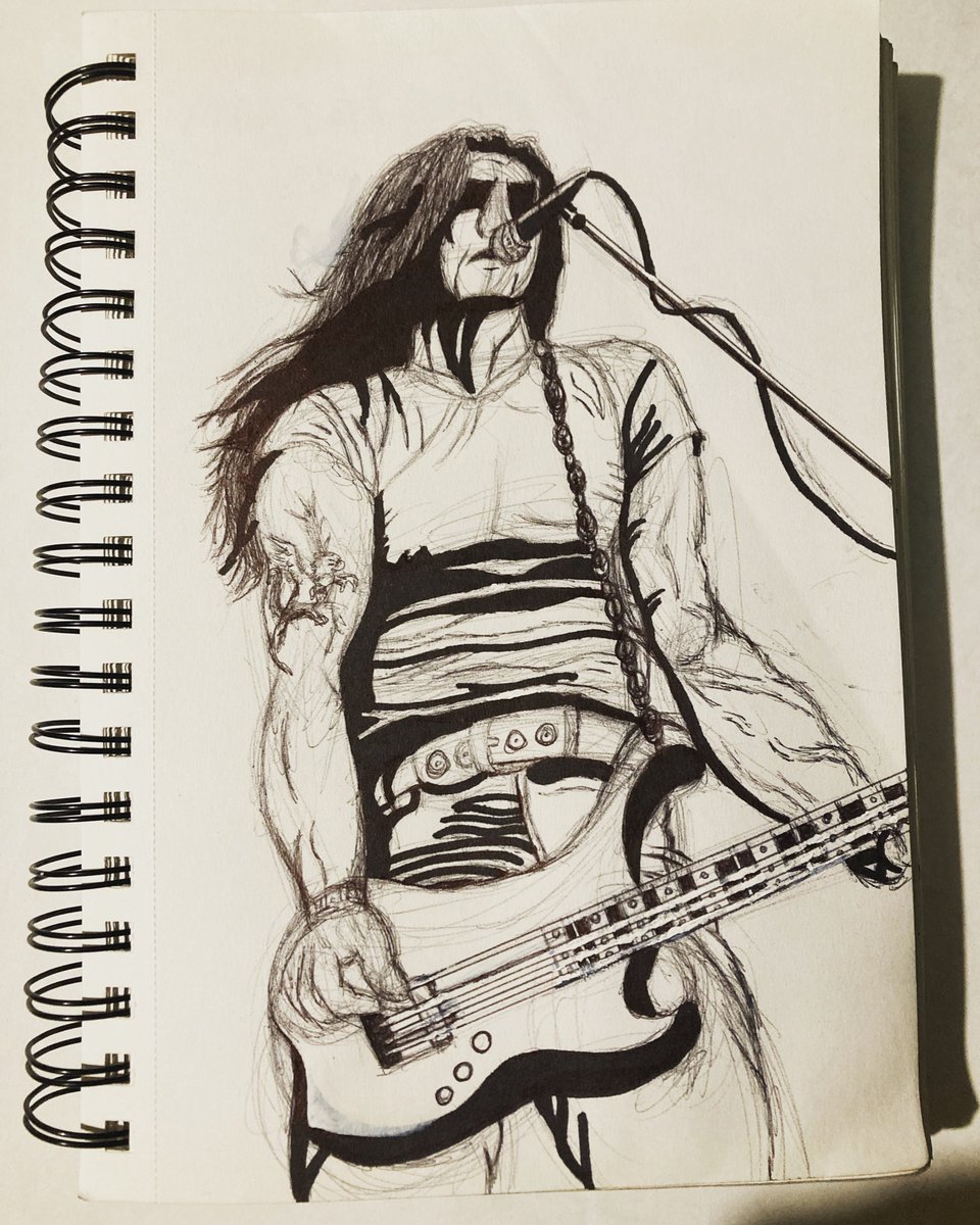 stickfigure9's tweet photo. “The Green Man” Peter Steele #typeonegative #petersteele #sketch https://t.co/mpemxKaIQw