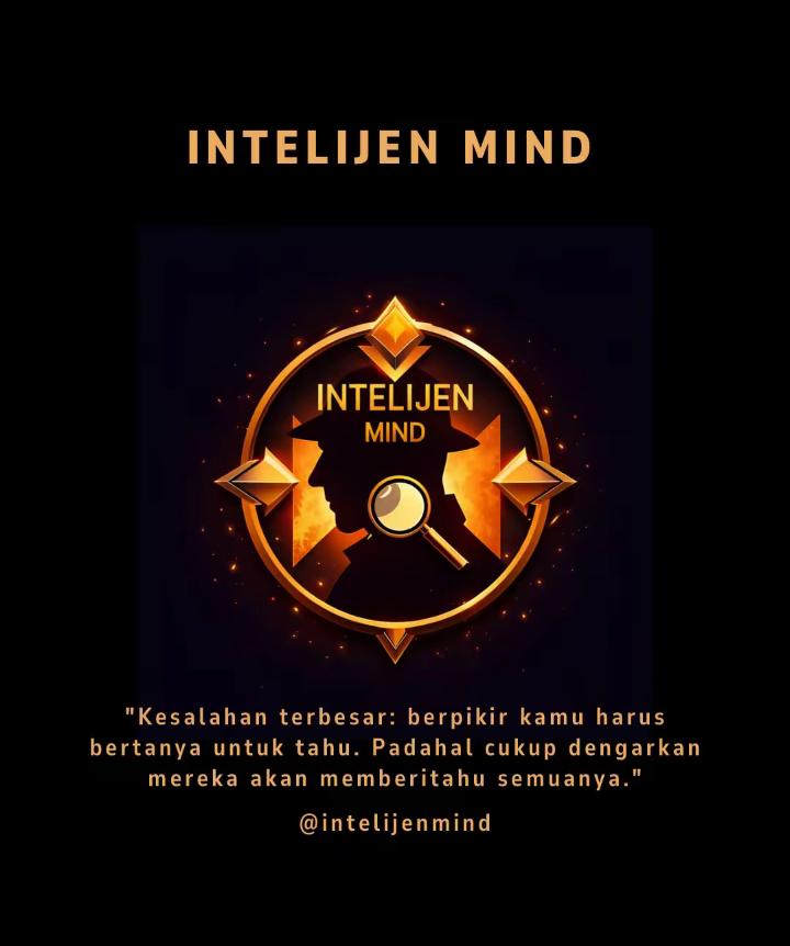 IntelijenMind_'s tweet photo. Kesalahan terbesar adalah dimana mengira kamu harus banyak bertanya untuk tahu, padahal cukup dengarkan. Manusia akan selalu membocorkan dirinya sendiri

#fypシ゚viral #intelijen #keamanan https://t.co/yU6VhBLtns