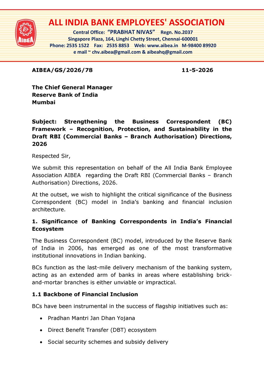 AIBEA: All India Bank Employees' Association tweet media
