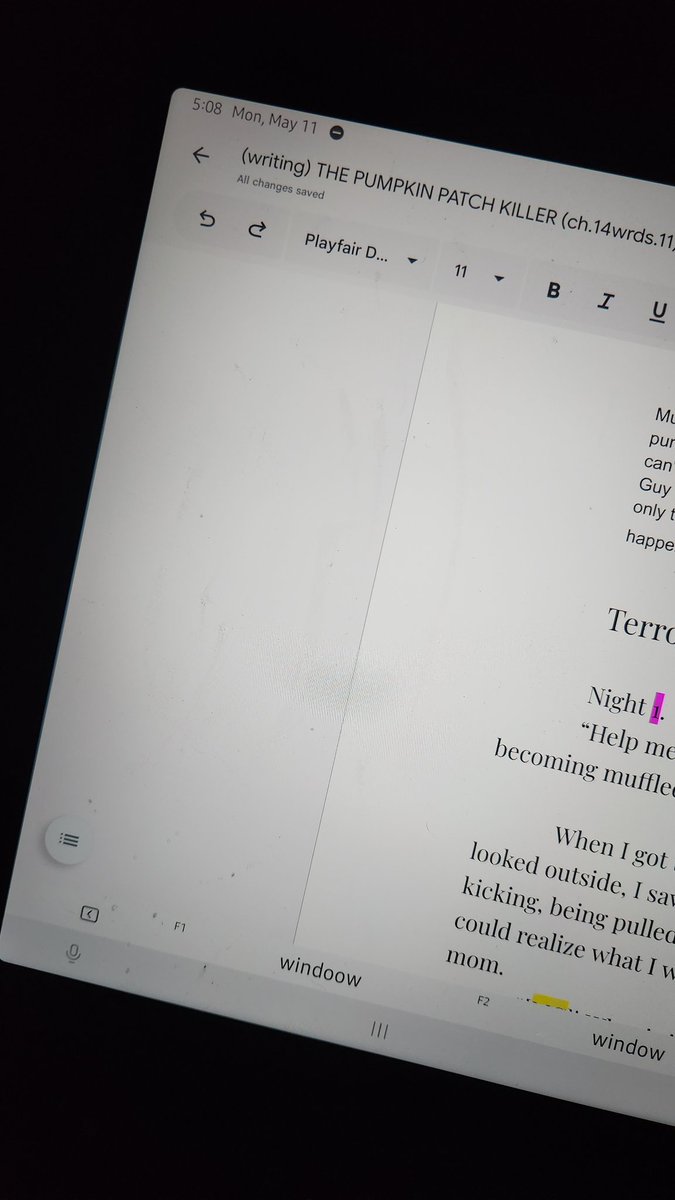 HoodwinkedWrite's tweet photo. MY BOOK IS CURSED AND SO IS ANYBODY WHO READS IT

Imagine you're writing and a book and the murderer from said book deletes youre entire document and you have to start over. So you try getting it back and attempt to update it all. Nothing works. You're about to give up and scrap https://t.co/NLf6DLsevm