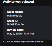 TheRawDev's tweet photo. Also i noticed that i was somehow "misusing roblox systems". I dont remember making modules that contained something bad, i only made modules to use them in require() games for fun (most of the modules were just nextbots). It probably got false flagged by ai.
- MORE IN THREAD - https://t.co/x0q6KYWvzg