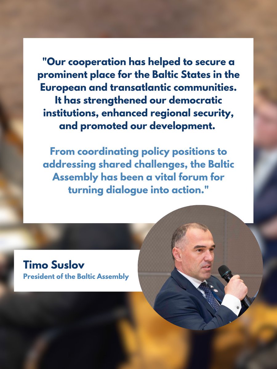 AssemblyBaltic's tweet photo. 🇪🇪🇱🇹🇱🇻On 7-8 May 2026, the Conference of the Baltic Assembly and the Baltic Council of Ministers took place in Tallinn, Estonia!

Read more here: https://t.co/tzDZlNq7z9

Photos: Erik Peinar, Riigikogu https://t.co/rczKC5BBEp
