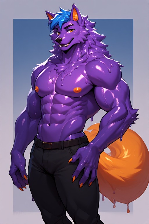 Love The purple slime wolf tweet media