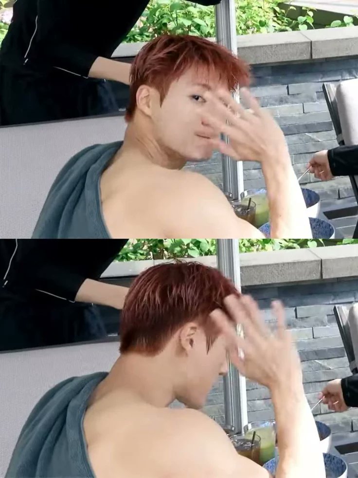 Gemes sekali, kelar berenang langsung pesan makan biar gak masuk angin. Emang cowok kalau lagi laper tuh kasian liatnya. 🙂‍↔️ Udah gak makan berapa lama sayang? <a href="/xjefno_/">Jefno.</a> 🤭