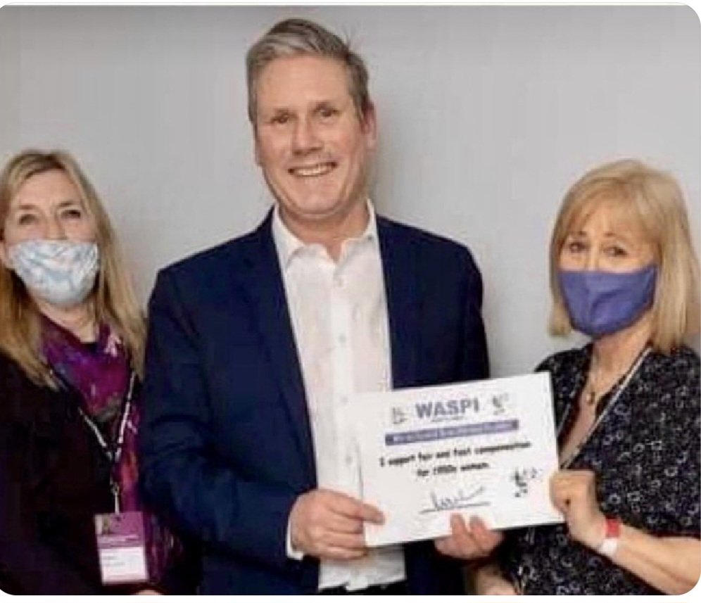 <a href="/BethRigby/">Beth Rigby</a> Starmer was fighting for #Waspi #50swomen 

Until he was elected.
Then he dumped them just before Christmas.