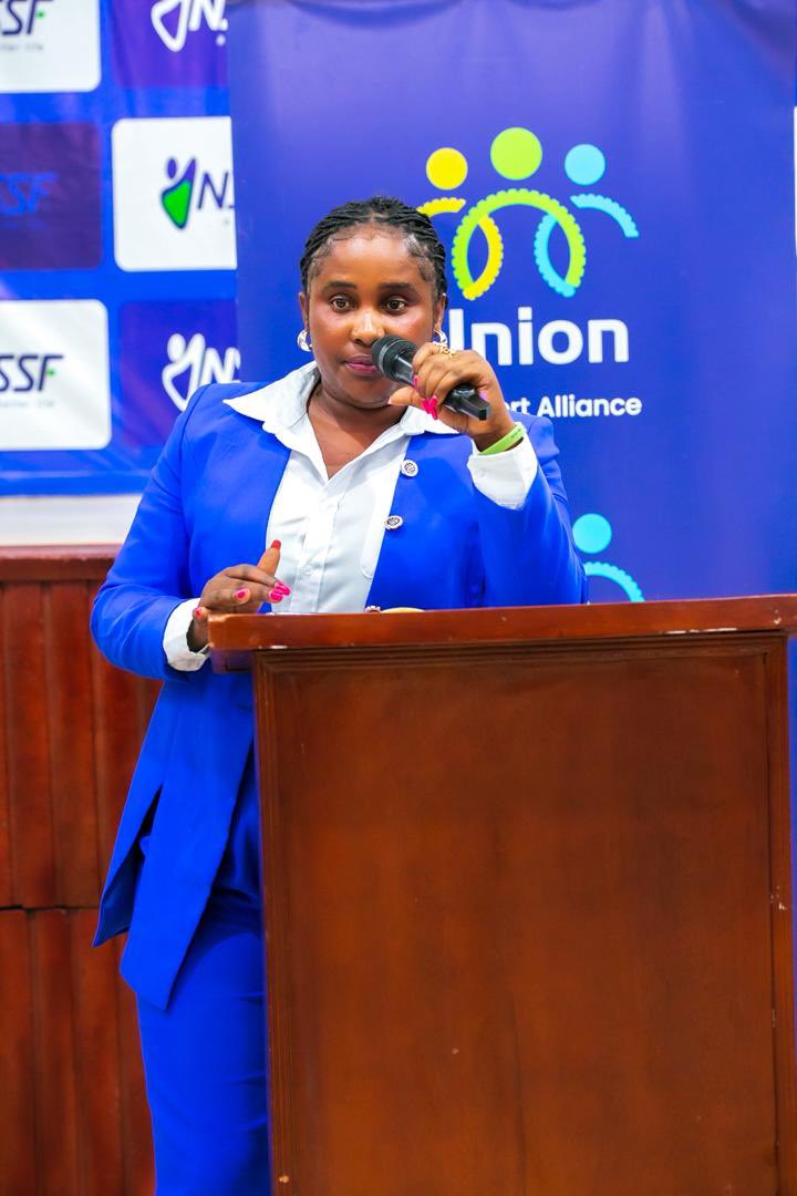 UnionTransportA's tweet photo. At the same event, the NSSF Smartlife Team, in partnership with the Union Team, recognized and rewarded outstanding Smartlife Champions and Union staff leads who recorded the highest number of enrollments and champions for their dedication and impact.
@NAlicemary @nextmediaug @nssfug 

#NSSFSmartlife #SmartlifeChampions #Zuukuka #Rewards