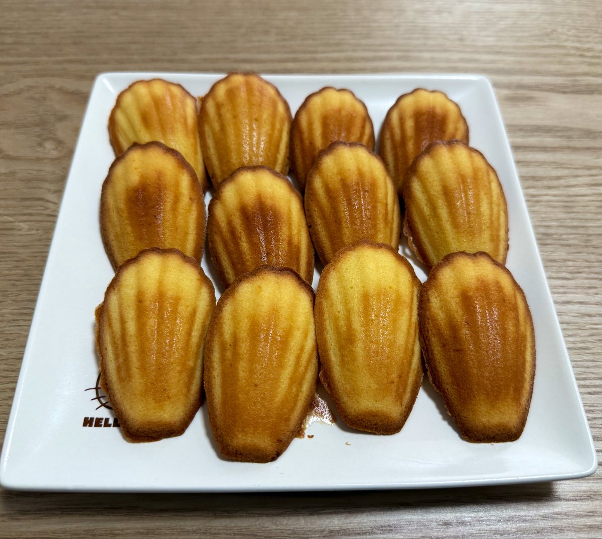 嫁ちゃん 初めてのマドレーヌ バターが沸騰して足りなくなったり 袋