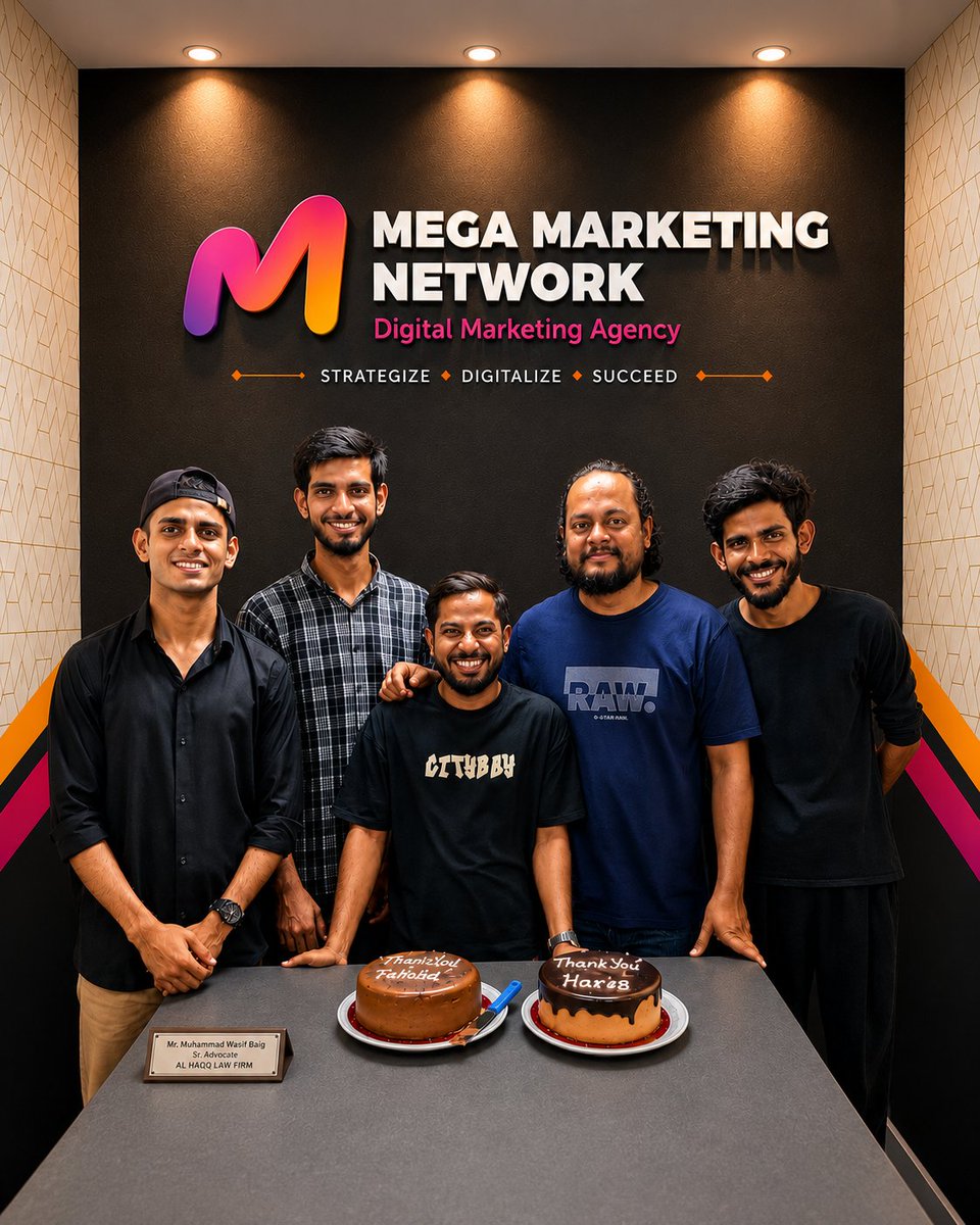 MegaMarketingPK's tweet photo. We extend our heartfelt thanks to Mr. Fahad &amp; Mr. Haris for their incredible contributions and dedication to our team. Your efforts have truly made a lasting impact!

Ready to be part of our journey? Apply now:
https://t.co/LAH7yE3zc7

https://t.co/MMQ5KK7Rql

#TeamAppreciation https://t.co/wyV3VkPTPC
