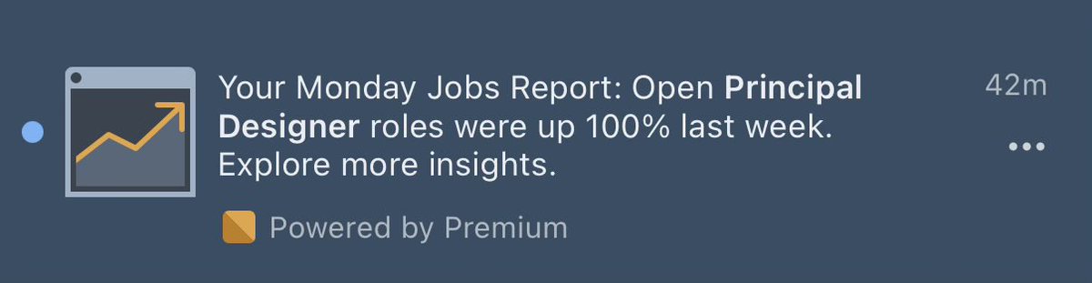 roberthaverly's tweet photo. Principal designer rolls were up “100%” last week? This seems like made up math, to be honest. https://t.co/Cb1gmzhtWU