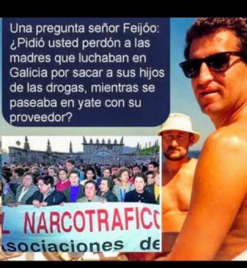 <a href="/europapress/">Europa Press</a> Mientras las madres en Galicia lloraban y le pedía que luchara contra el narcotrafico el se paseaba con su amigo el narco! Hdlgp!!