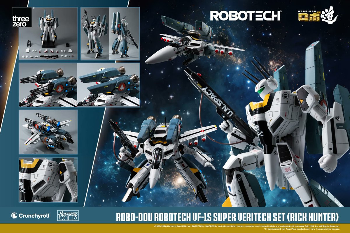 taghobby's tweet photo. threezero 2027年第1季發售: ROBO‐DOU series《ROBOTECH》VF-1S Super Veritech (Rick Hunter) -  https://t.co/AKIgRQNpji https://t.co/NXDCiRPGlb