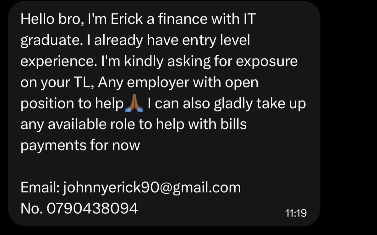 Share this post widely. 

The enemy is unemployment.