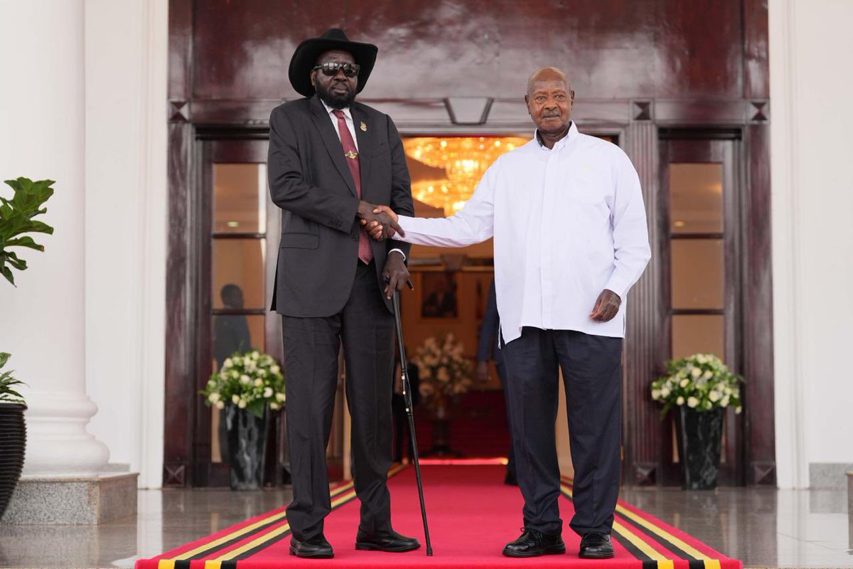 rukie_yusuf's tweet photo. Entebbe is glowing with diplomacy tonight. 🇺🇬✨

Presidents and high-level leaders from different countries continue arriving ahead of tomorrow’s swearing-in ceremony, turning Uganda into the center of regional unity, cooperation, and brotherhood.

@GCICUganda
#GoldenPosts https://t.co/3CAHFTvP8V