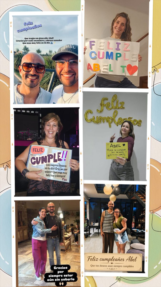 U82Pa's tweet photo. 🎉🎉🎉FELIZZZ CUMPLE @AbelPintos!! 🎉🎉🎉 Lo mejor para vos de este grupo q te adora!! https://t.co/o5ykAhXGdJ