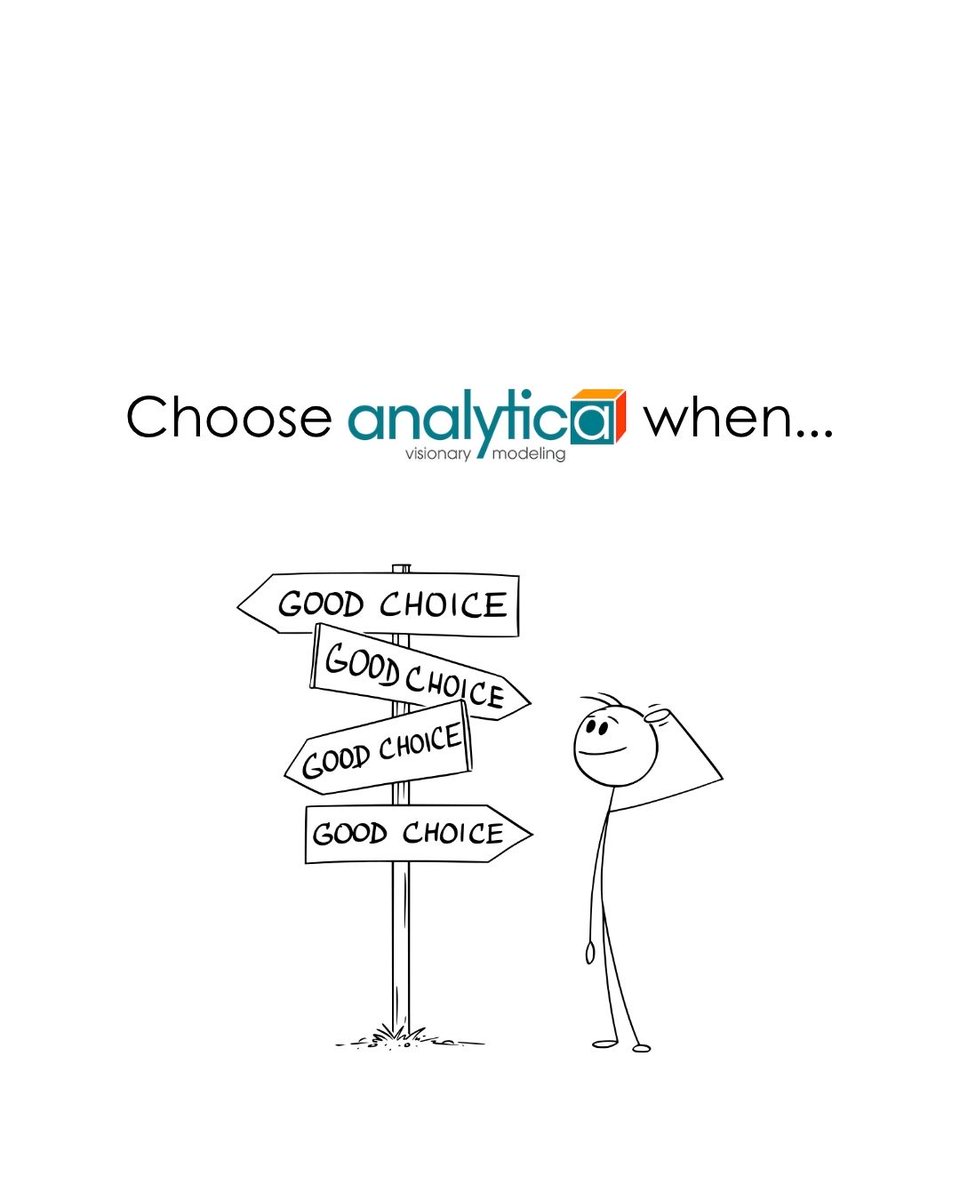 LuminaAnalytica's tweet photo. Choose Analytica when...

If this sounds like you, try Analytica for free.  

#Analytica #Analytics #Modeling #VisualModeling #Software #DecisionSupport https://t.co/QkzLgZuwMP