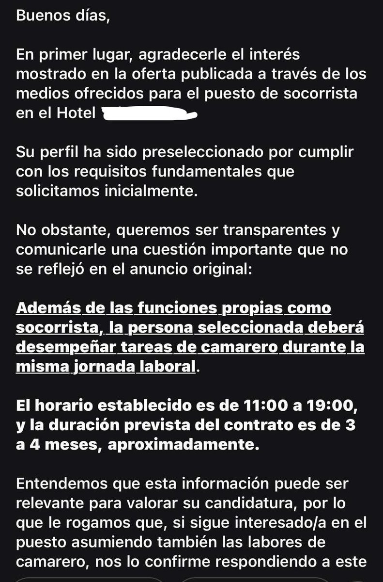 No se yo como de vigilada estará la piscina si tiene que hacer de camarero…