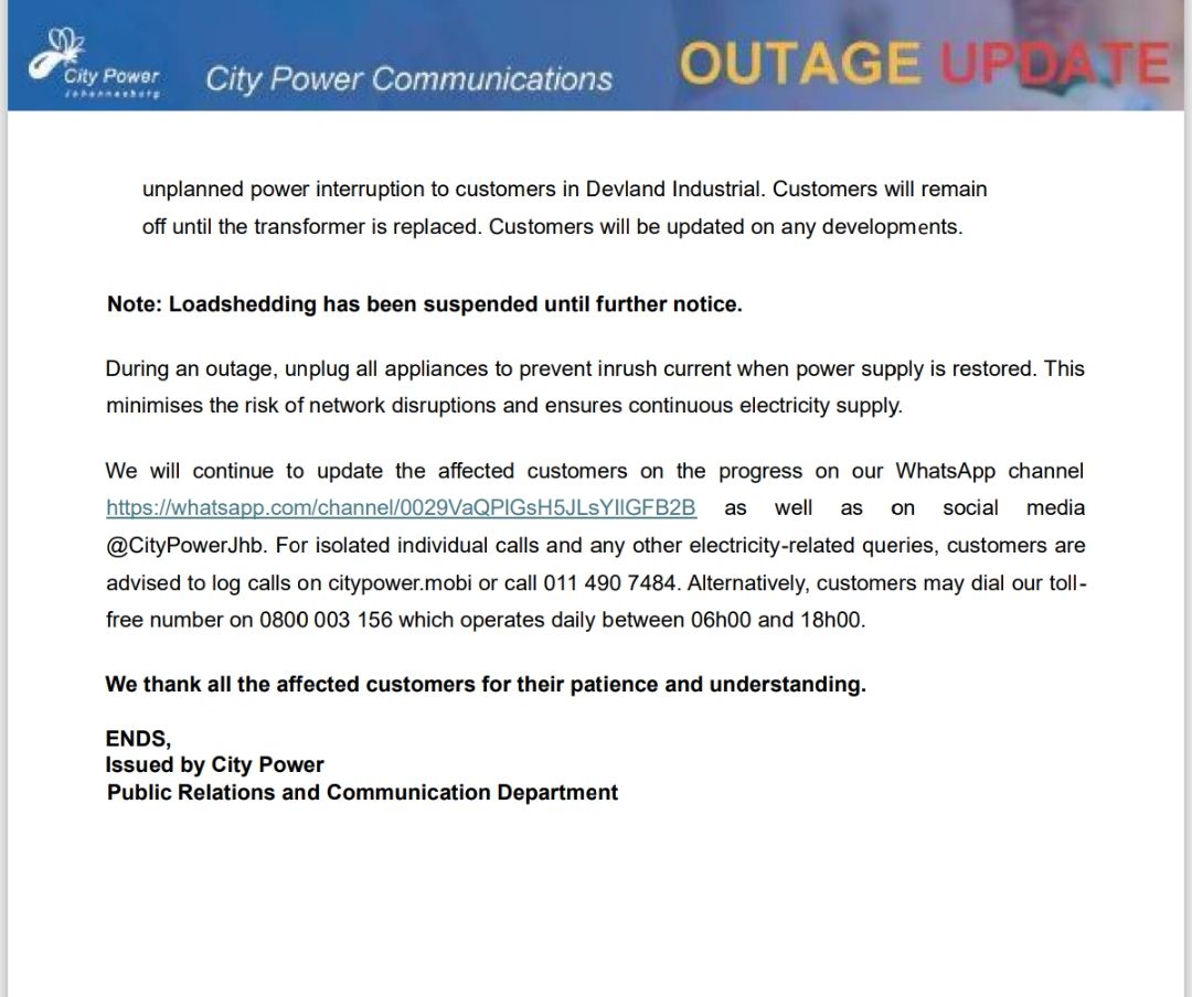 @CityPowerJhb tweet media