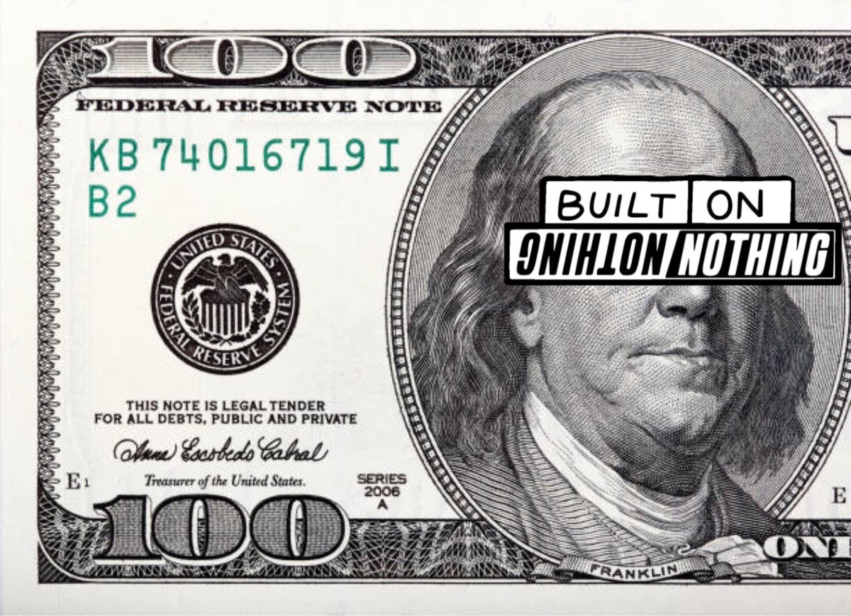 TheNextDiddy's tweet photo. The money you spend everyday is Built On Nothing

Remember that. https://t.co/Pa4yJn9mkW