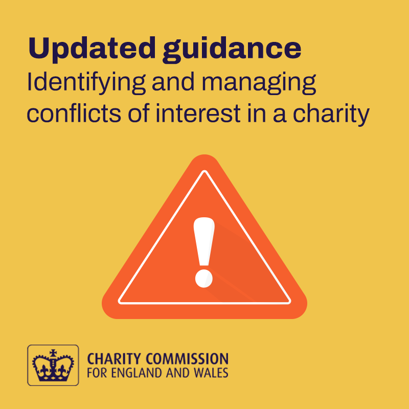 Charity Commission tweet media