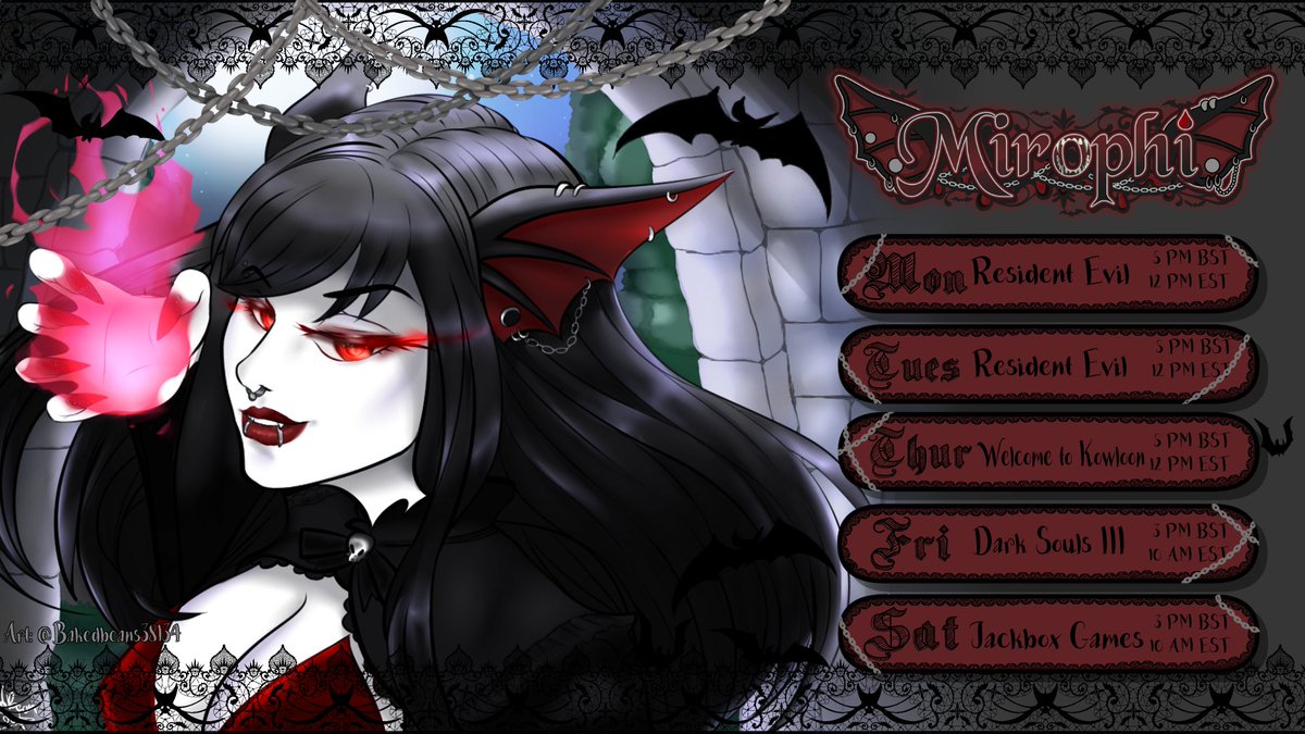 🔞 Mirophi 🦇⛓️ ~ VTuber ~ Vartist tweet media