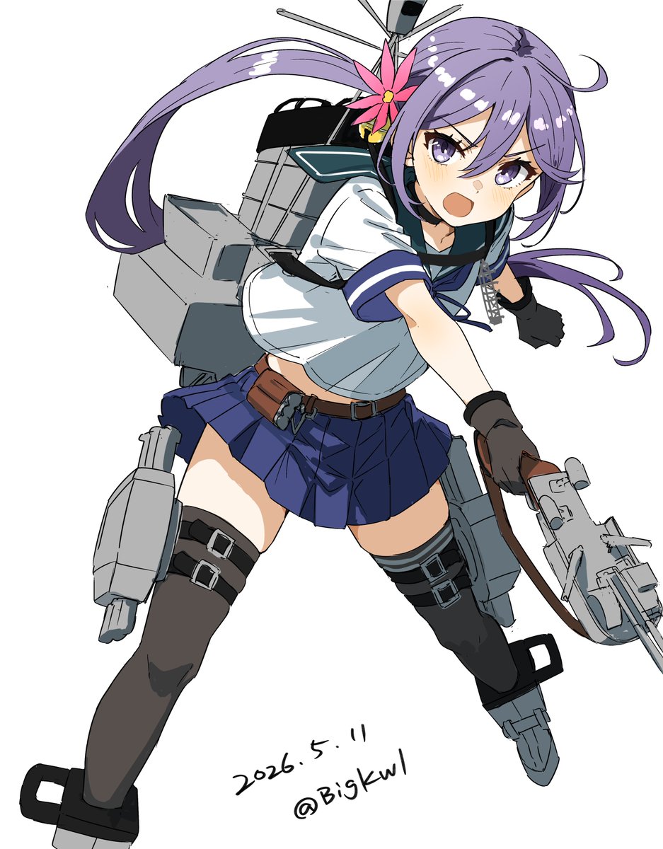 曙(艦これ) 「曙 #艦これ版深夜の真剣お絵描き60分一本勝負 #艦これ版真剣お絵描き60分一本」|つけもののイラスト