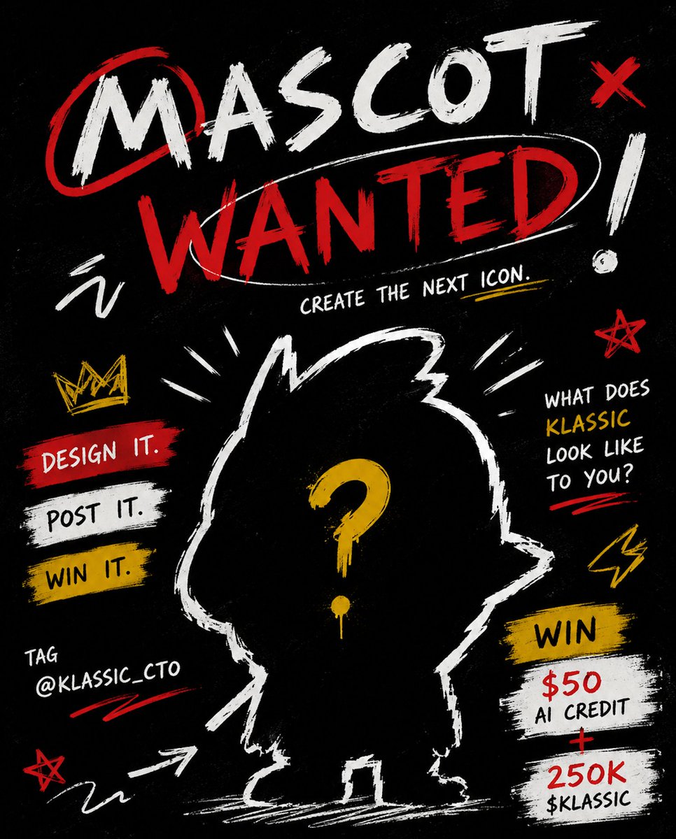KLASSIC_cto's tweet photo. update:
trench officially sent over the $500 ai reward to the CTO wallet 🤝(0x909c50bd886a627a10ecae59285b11ccff900d79)

for the next 10 days we’re rewarding original ai generated KLASSIC content/images/videos from the community

also officially opening the KLASSIC mascot contest

rules:
-generate a mascot image using ai
-post it and tag @KLASSIC_cto
-explain why this should become the KLASSIC mascot

winner gets:
-$50 AI credit reward
-250k $KLASSIC

time to create the most klassic creature possible