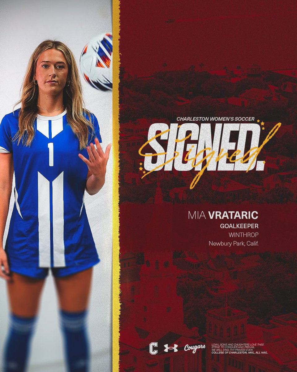 CofCWSOC's tweet photo. Welcome to #TheCollege🌴

✍️ MIA VRATARIC
📍 NEWBURY PARK, CALIF.

#TheCollege🌴⚽️ https://t.co/hjWlTBgKjb