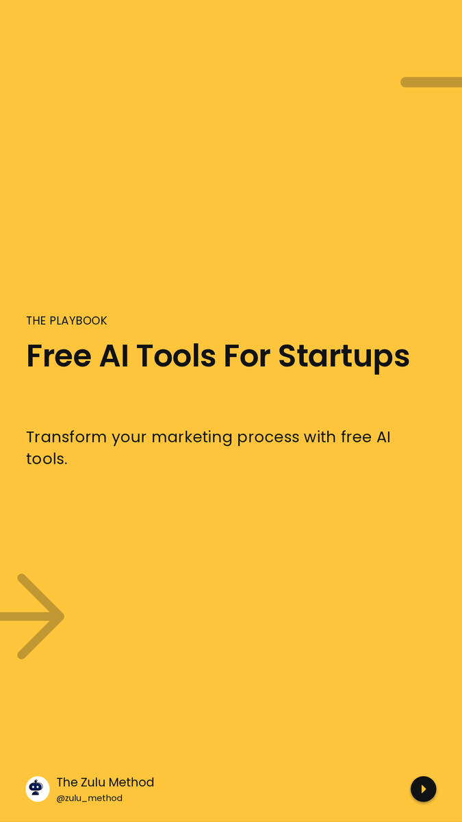 TheZuluMethodAI's tweet photo. 40% of US startups use free AI for marketing. Start small: try Claude, Gemini, or ChatGPT to ease tasks like copy or scheduling. AI helps you do more with less, but your edits make it shine. https://t.co/p0XnP6KMwQ