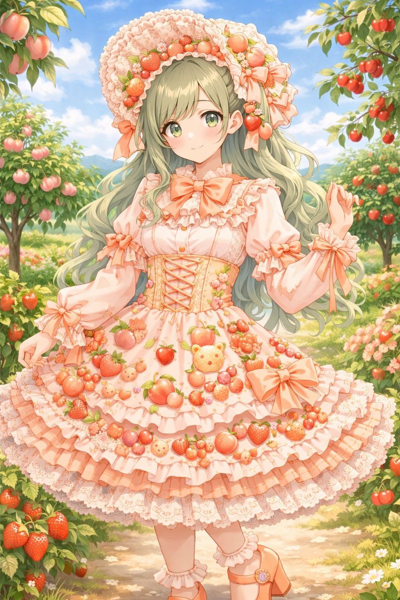 フルーツもりもりになりました🍑🍒