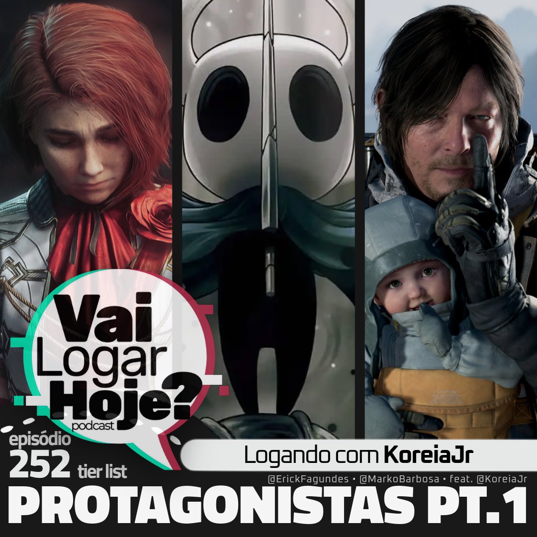 vailogarhoje's tweet photo. Episódio novo no ar!!

Gravamos com o @KoreiaJr a primeira parte da nossa tier list de melhores protagonistas.

Teve muito debate interessante e algumas reviravoltas. https://t.co/0dq45o1e47