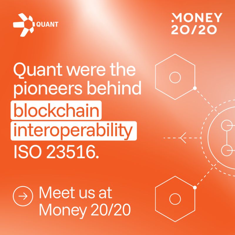 Quant was instrumental is building ISO/TS 23516:2026 (ISO 82098), the international standard for #blockchaininteroperability. 
 
We built #Overledger: the world’s first interoperable blockchain operating system. 
 
We invented #PayScript: the world’s first payment language