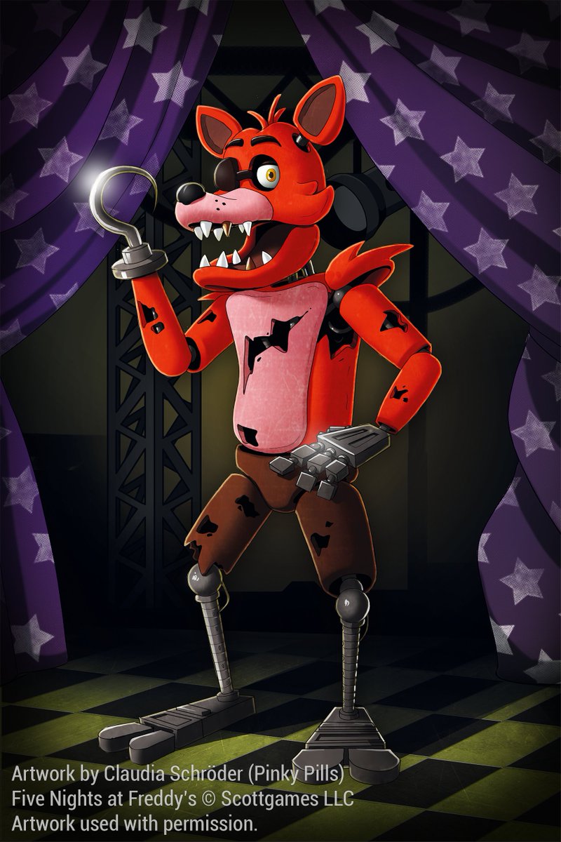 PinkyPills's tweet photo. Five Nights at Freddy's llustrations done for Scottgames, 2024.

#fnaf #fivenightsatfreddys #freddyfazbear https://t.co/GwYIInHILv