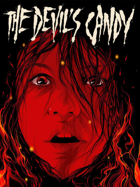 HorrorbleOp's tweet photo. Grab your flying V and get to shredding with us as we watch the The Devil's Candy (2015). It's got metal! It's got fire! It's got distracted cops! It's got a house with one door! It's got a problem that could have been solved with headphones! https://t.co/RB3ZLXa5dz https://t.co/nkNbnNhAgw